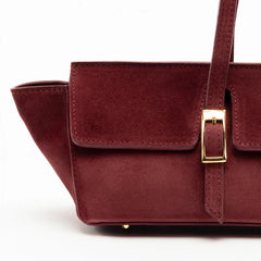Bateau-Suede Burgundy