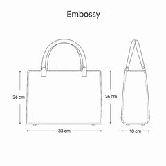 Embossy-White