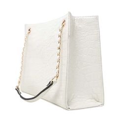 Croco Chain-White