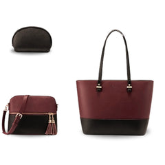 Capazia- MAROON & BLACK