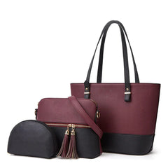 Capazia- MAROON & BLACK