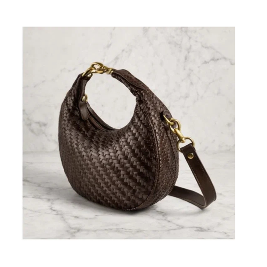 Luna Woven Bag - Choco