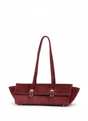 Bateau-Suede Burgundy