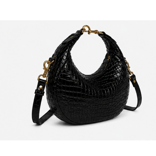 Luna Croco-Black