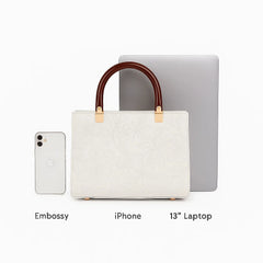 Embossy-White