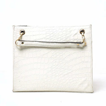 Croco Chain-White