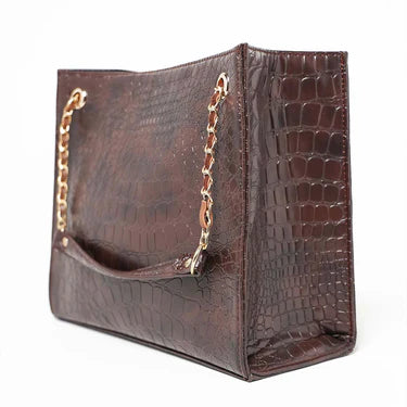 Croco Chain-Brown