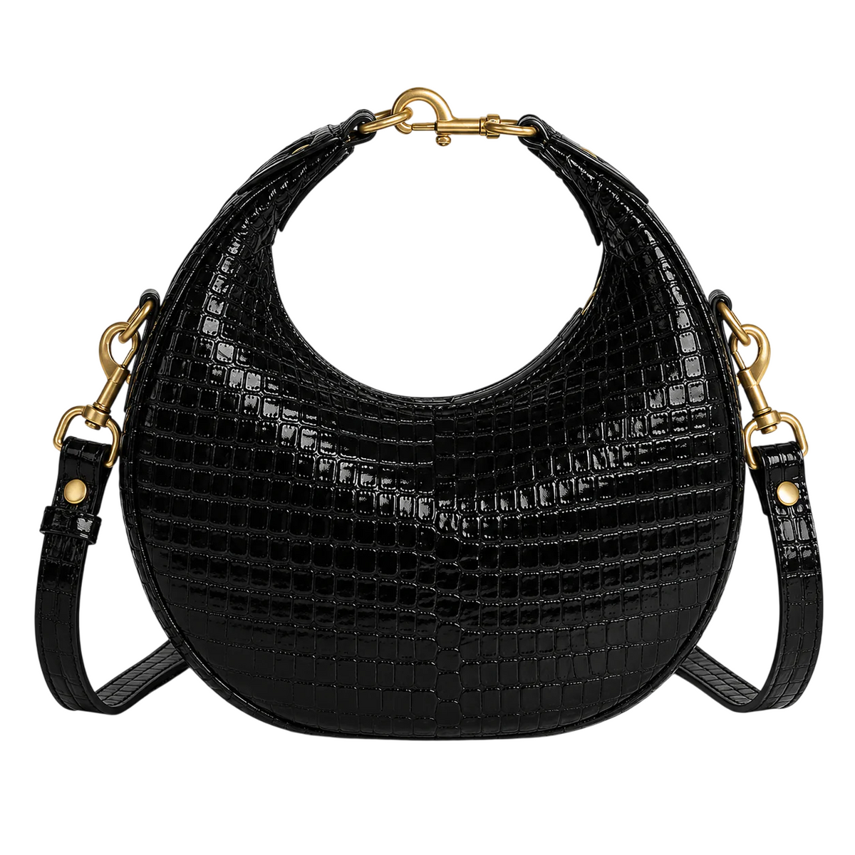 Luna Croco-Black